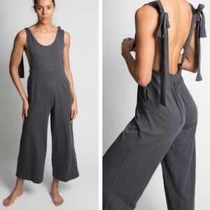 LEALLO Tie Strap Jumpsuit